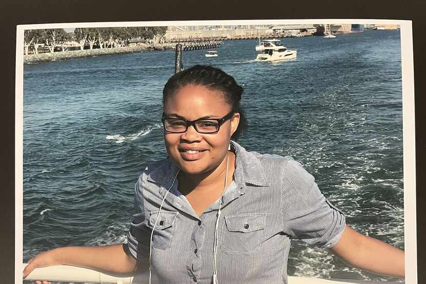 Atatiana Jefferson, pictured in San Diego during a trip with her siblings, was killed Oct....