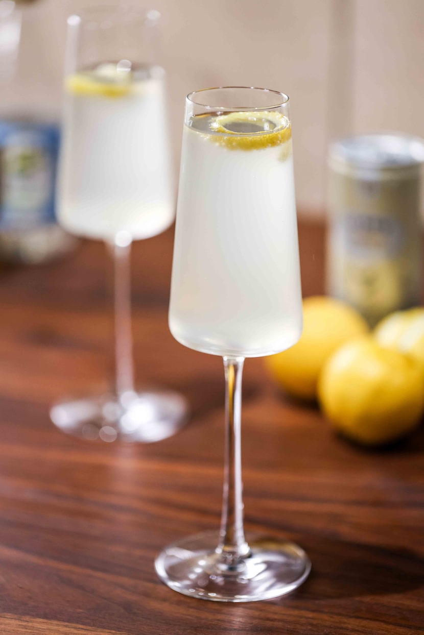 French 86, an alcohol-free beverage by Beth Hutson from The Elevated Elixir