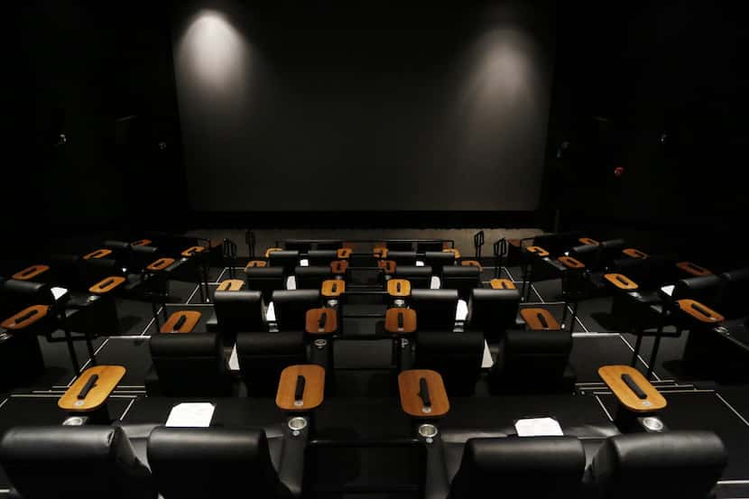 The interior view of the Look and Dine Theater at Look Cinemas in Dallas, TX on October 23,...