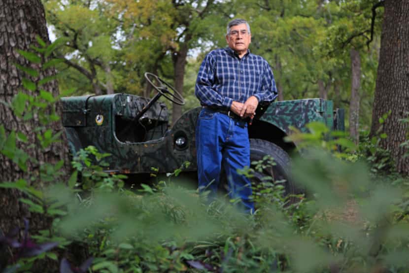 Vietnam veteran Robert Ramirez owns a 1953 Willys Jeep that was used during the Korean war.