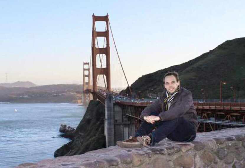 
Lubitz, shown in front of the Golden Gate Bridge in a photo circulated on social media...