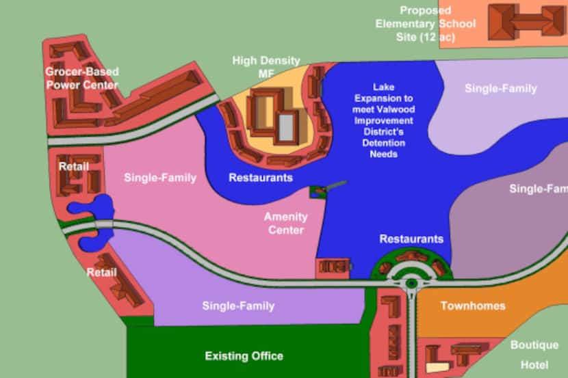 A map outlines a possible layout for Centurian's overall concept plan. Andy Gillies,...