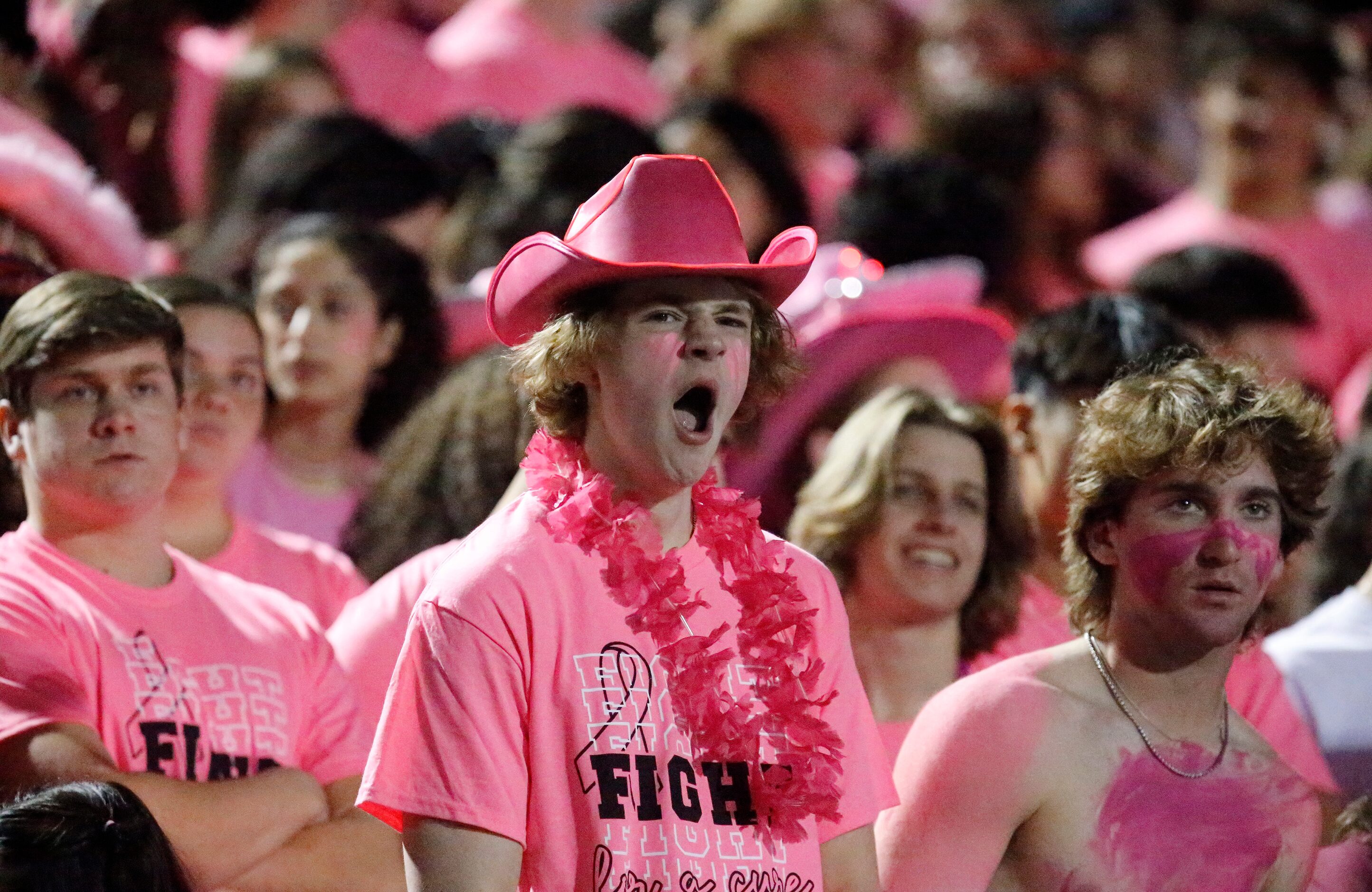 The Plano High School student section didn’t have much to cheer as the score was 39-0 in the...