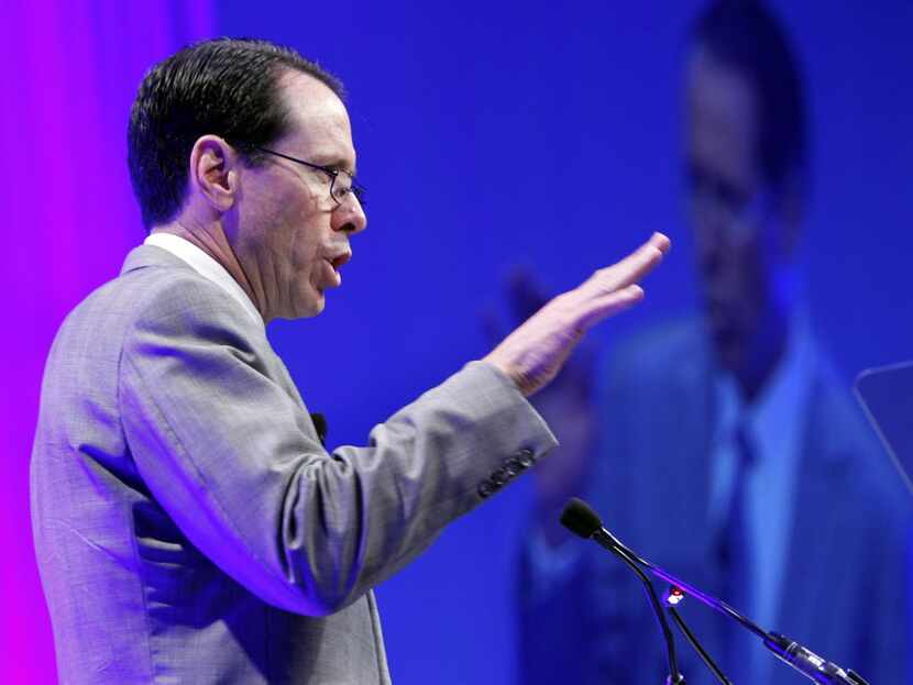 AT&T CEO Randall Stephenson was one of the keynote speakers May 18, 2011 at the...