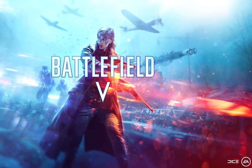 Art for the upcoming video game "Battlefield V," published by Electronic Arts.