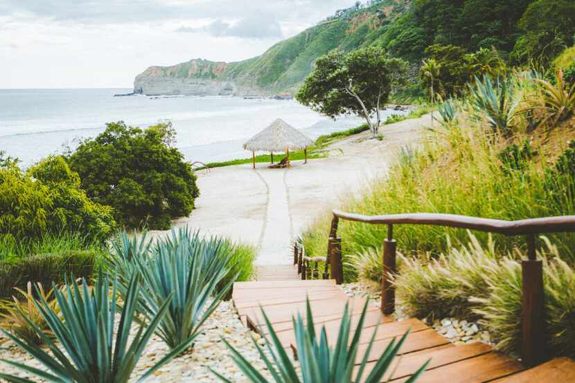Access to beach at Mukul Resort in Nicaragua