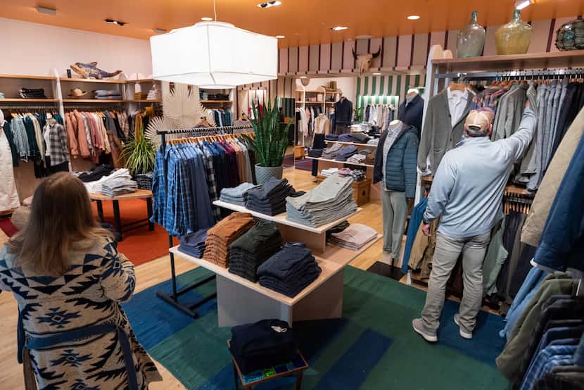 The Faherty store at NorthPark Center in Dallas on Black Friday. 