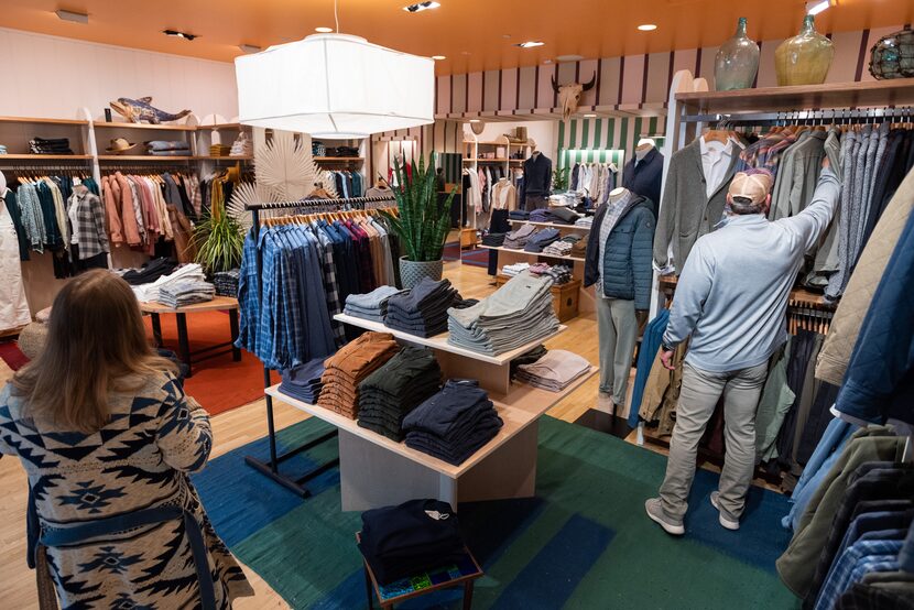 The Faherty store at NorthPark Center in Dallas on Black Friday. 