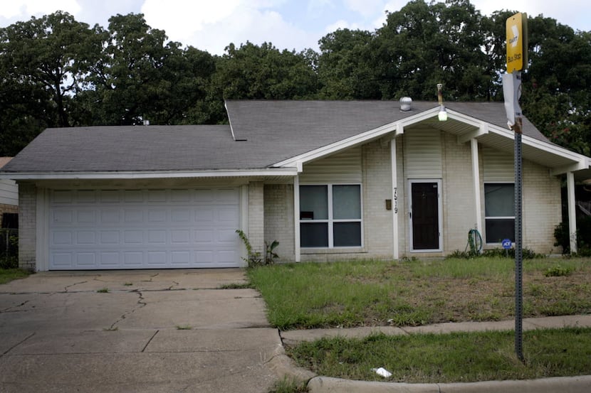 Donald Pennington Jr. lost this house on Gayglen Drive in southeast Dallas in 1996, but he...
