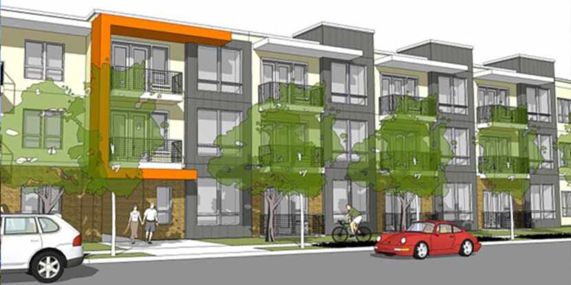 Magnolia Property Co. is building more than 40 apartments in a project in Dallas' Lower...