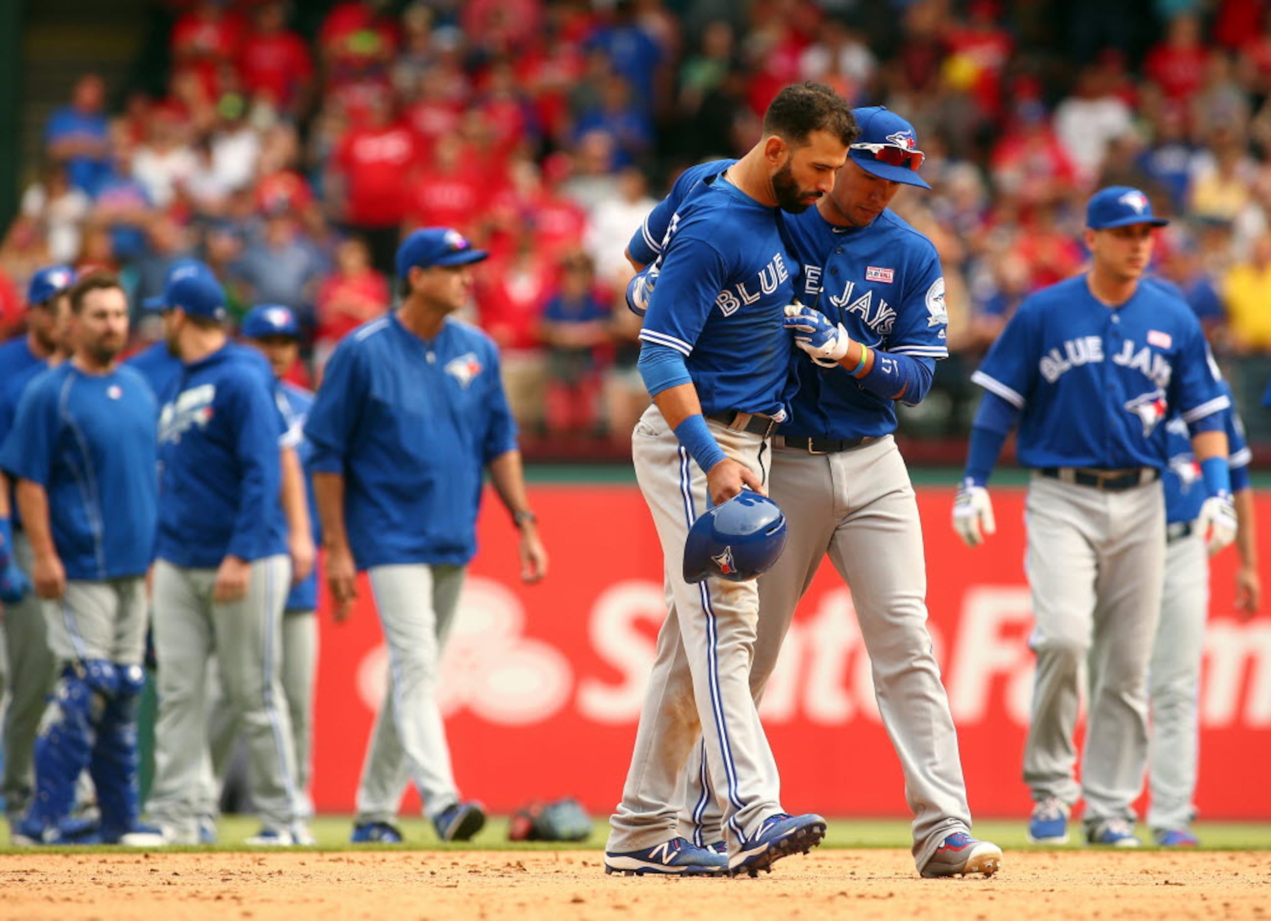 Gosselin: Adrian Beltre a hero during benches-clearing brawl between  Rangers, Blue Jays