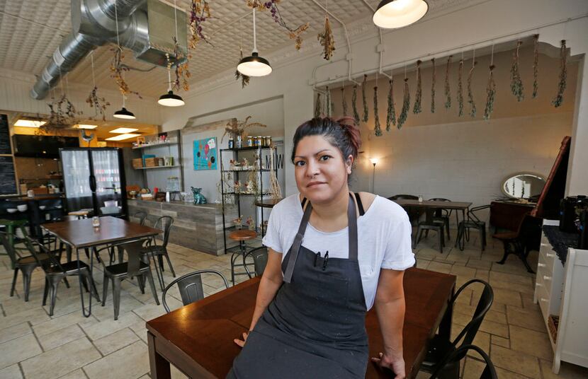 Chef Misti Norris of the Petra and the Beast is pictured at her restaurant on Haskell Avenue...