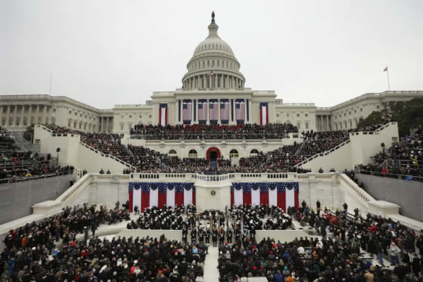 As President Barack Obama spoke at his inauguration ceremony at the U.S. Capitol on Monday,...