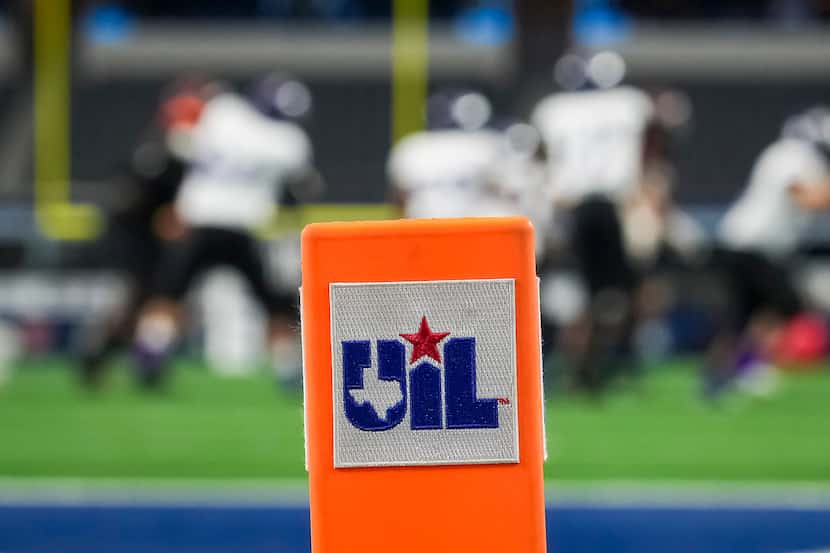 College Station faces Aledo during the first half of Class 5A Division I state championship...