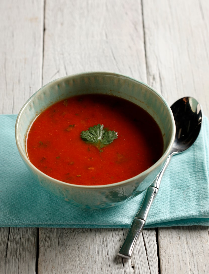 Watermelon Gazpacho (Evans Caglage/The Dallas Morning News.)