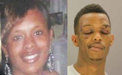  A pregnant Breshauna Jackson, left, was shot by Tyrone Christopher Allen, right., in 2013. 