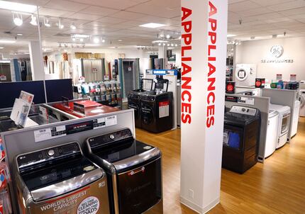 Appliances at the J.C. Penney in Collin Creek Mall in Plano, Texas, in March, 2018.