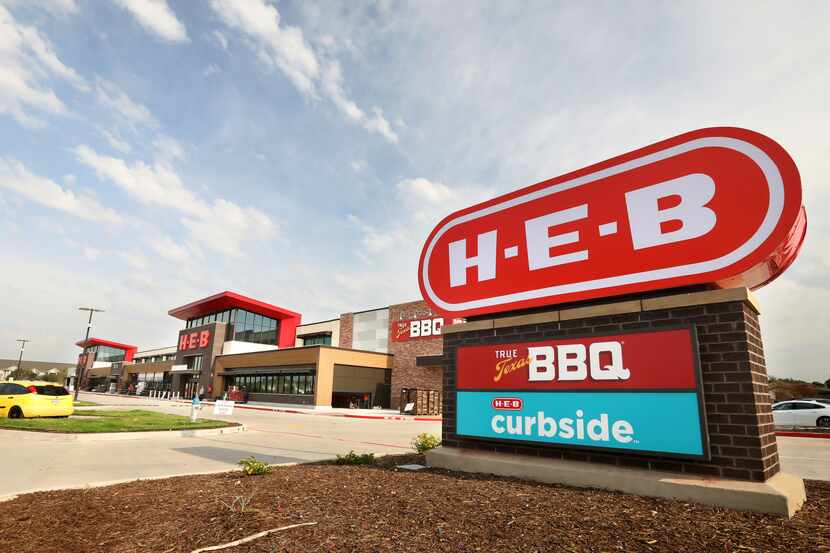 The H-E-B store in Allen was photographed a couple of weeks before it opened on Oct. 4. The...