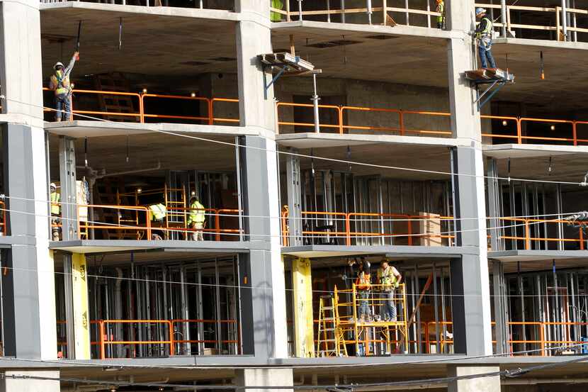 The Dallas area added 3,700 building sector jobs during the 12 months ending in November.