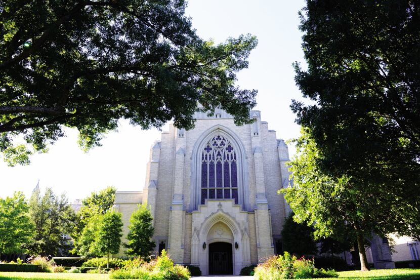 The Highland Park Presbyterian Church sits at 3821 University Boulevard in Dallas. 