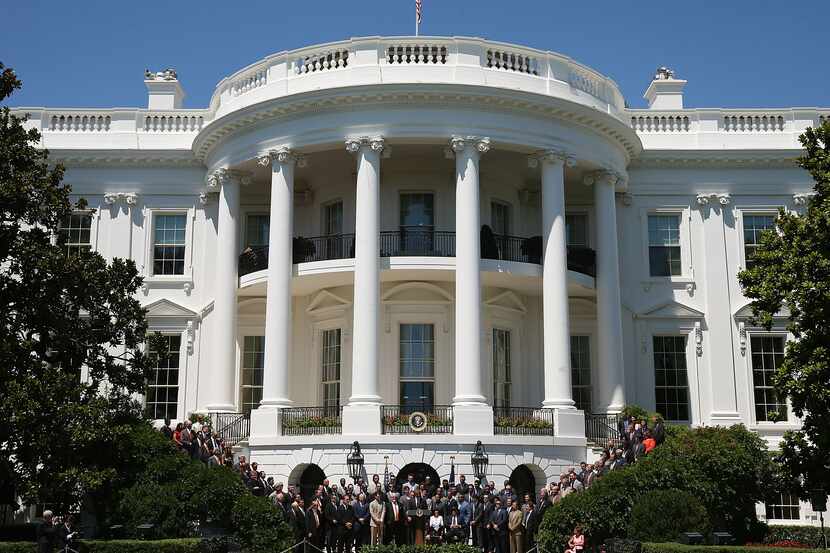 The White House is a classical style piece of architecture. (2013 File Photo)