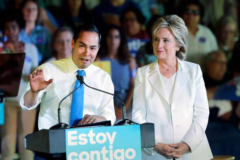 Housing and Urban Development Secretary Julian Castro campaigned for Democratic presidential...