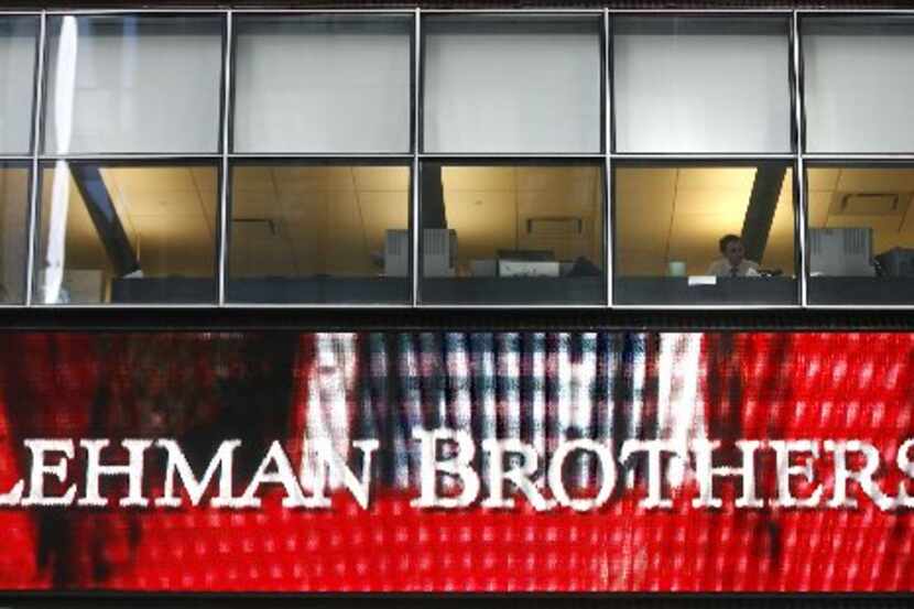 The Lehman Brothers building in New York in  2008. 