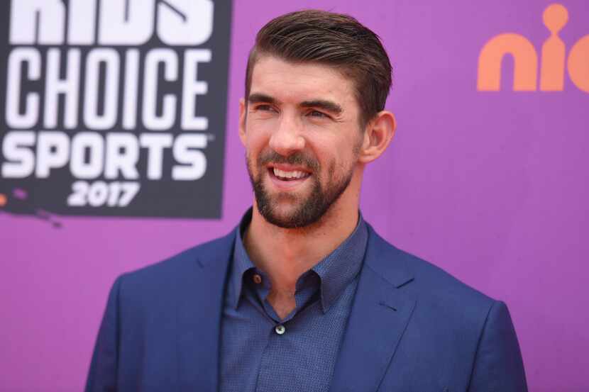 In this July 13, 2017 file photo, retired Olympic swimmer Michael Phelps arrives at the...
