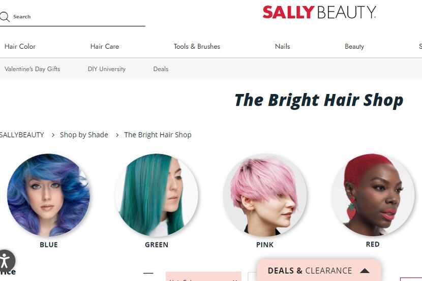 Vivid hair color sales continue to bring younger customers to Sally Beauty Supply.