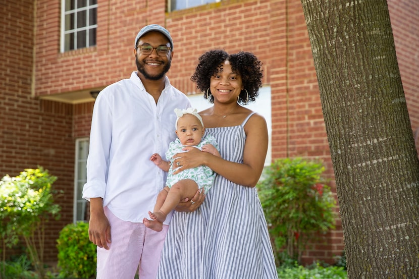 Church of the Disciple Pastor Bryant Phelps with his wife, Courtney, who works at the...