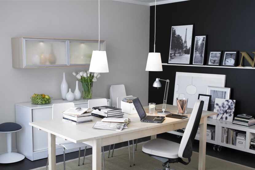 This undated file photo provided by IKEA shows a home office design idea.. (AP Photo/IKEA) 