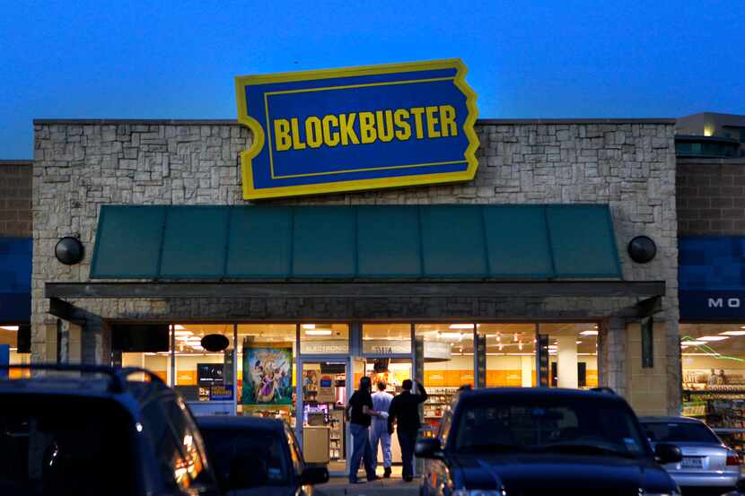 The Blockbuster at 3501 McKinney in Dallas, TX on April 6, 2011.