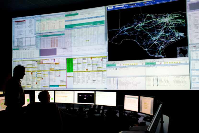 The big board at ERCOT's control center in Bastrop. Watchdog Dave Lieber studies how poorly...