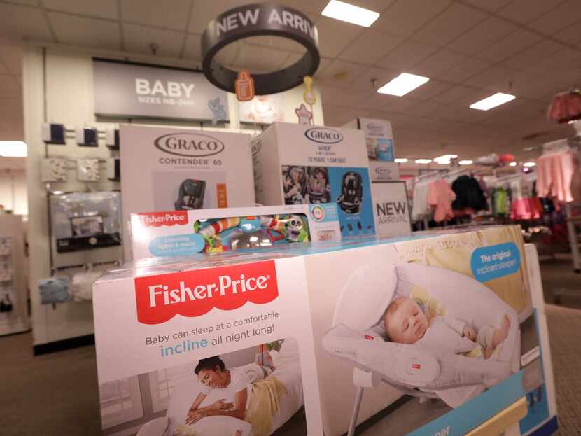 The new baby section at the Collin Creek Mall J.C, Penney in Plano, TX, on Aug. 3, 2018....
