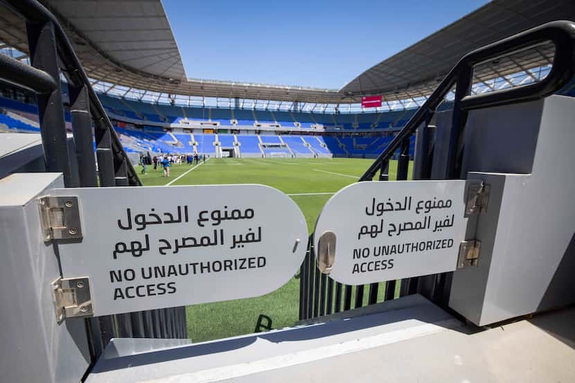 El estadio en Doha, Qatar, está listo para recibir partidos de la Copa del Mundo a partir...
