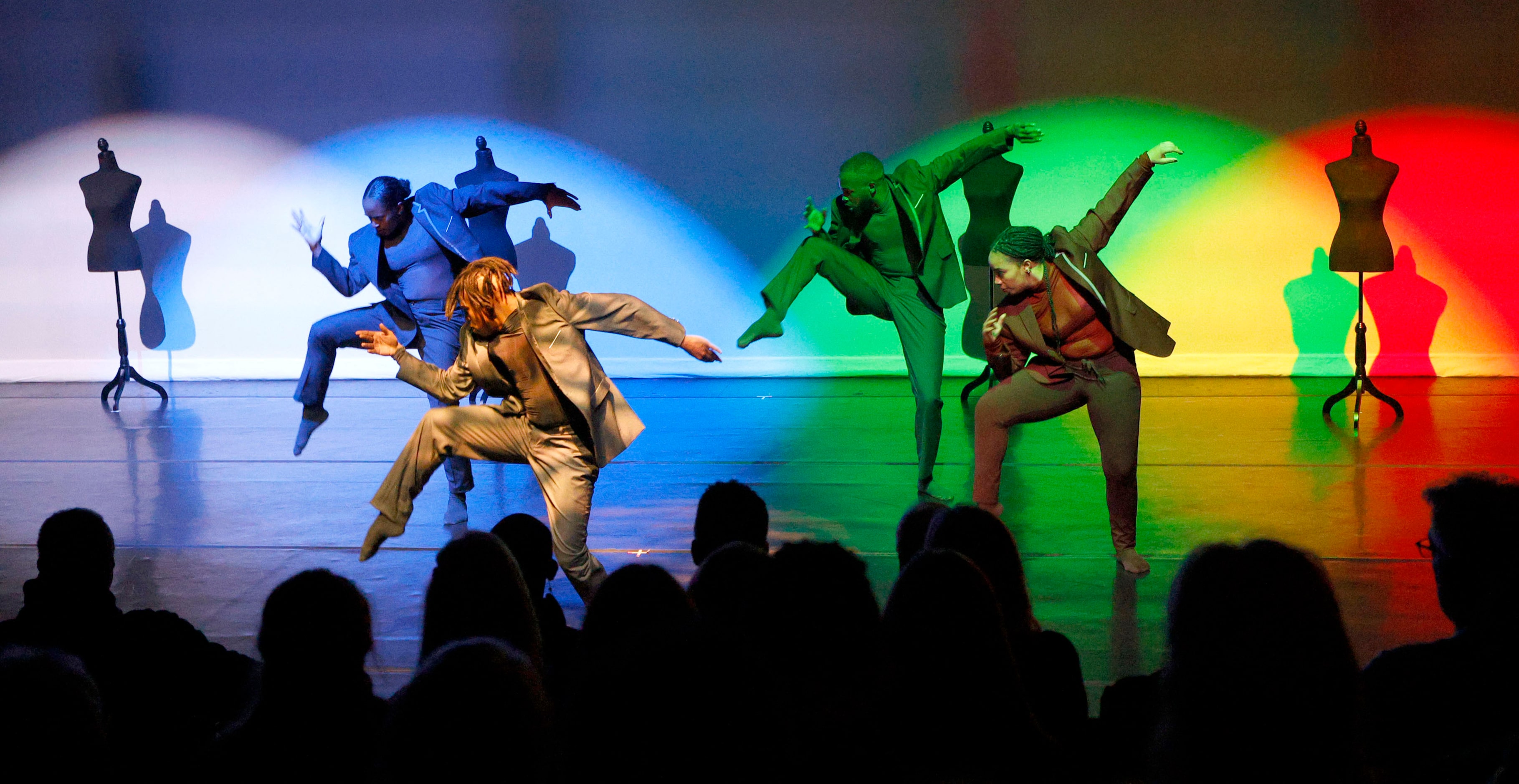 Former Dallas Black Dance Theatre dancers perform “ Overcurrent,” choreographed by Derick...