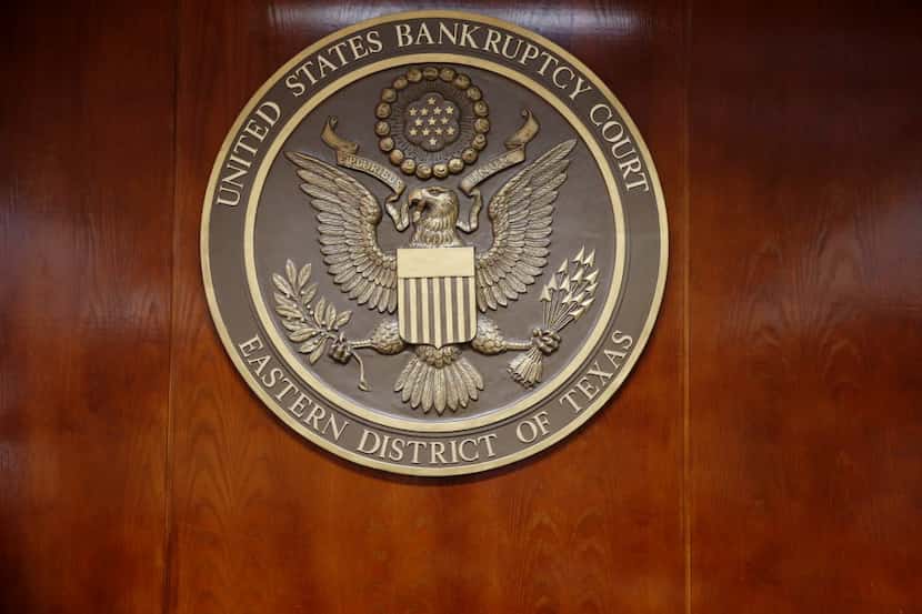 Inside the United States Bankruptcy Court of the Eastern District of Texas in Plano. (Andy...