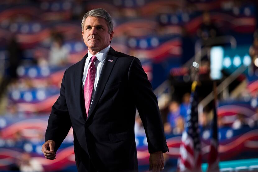 U.S. Rep. Michael McCaul of Texas takes the stage to speak during the Republican National...