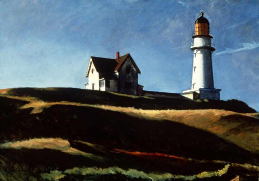 "Lighthouse Hill," 1927,
Edward Hopper, American,
oil on canvas
29 1/16 x 40 1/4 inches