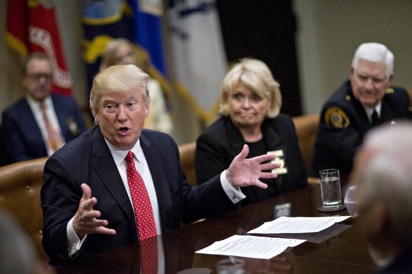In February, President Donald Trump met with county sheriffs including Harold Eavenson,...