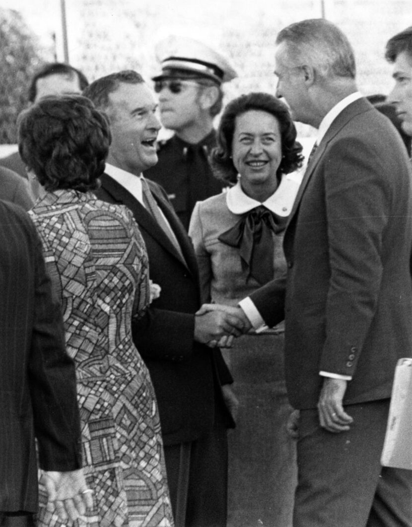 
November 4, 1972 - Vice-President Spiro T. Agnew brought the presidential campaign to...