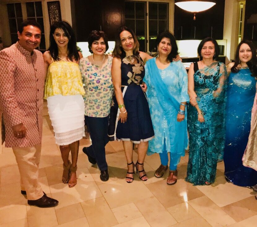 CHETNA's annual fundraising gala, with some of this year's organizers and hosts shown here,...