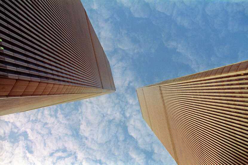 This file photo taken November 8, 1992 shows the twin towers of the World Trade Center, in...