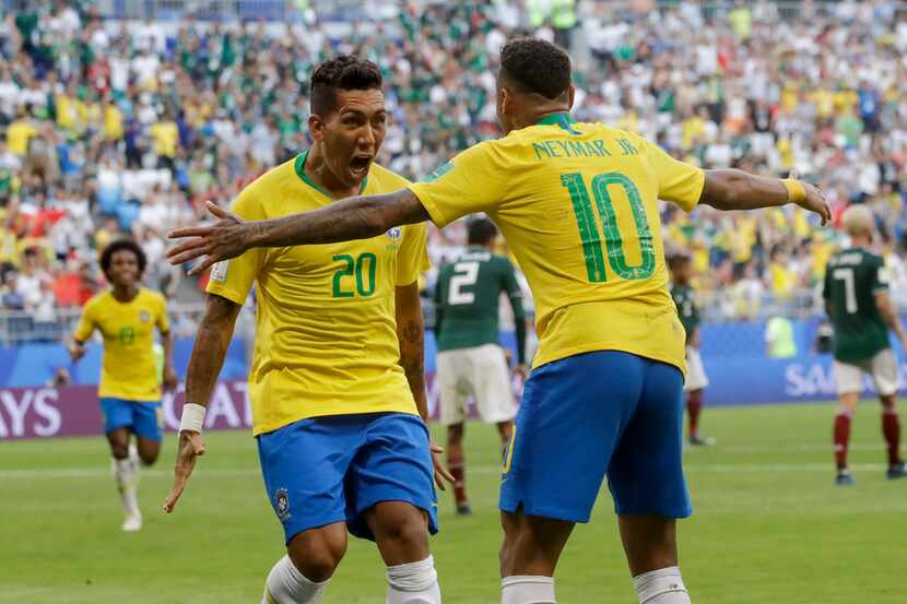Brasil está en cuartos de final tras imponerse a México en el Mundial de Rusia 2018. Foto AP
