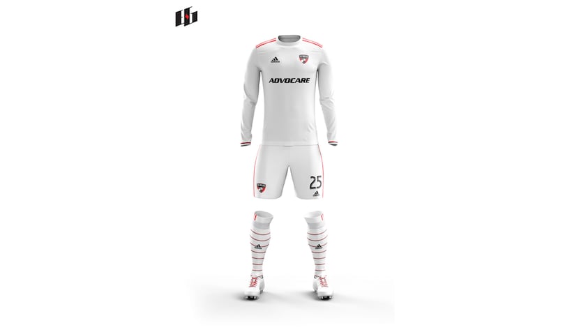 Burn Inspired Throwback FC Dallas secondary kit concept by William Geddes