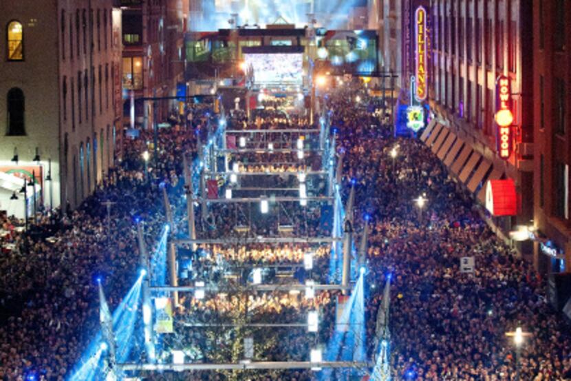 As a central site for this year's Super Bowl festivities, Indianapolis' downtown "village"...