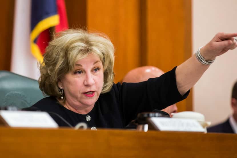 Senator Jane Nelson of Flower Mound discusses SB3, which would give teachers a $5,000 pay...