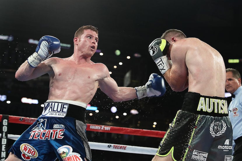 Canelo vs. Liam Smith en Arlington en 2016. Foto AL DÍA