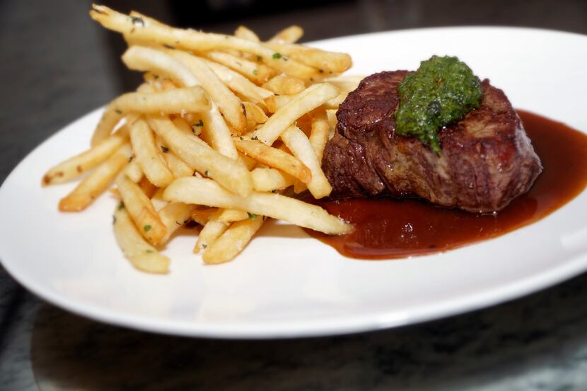 Steak & Frites at Wicked Butcher in the Sinclair Hotel in downtown Fort Worth