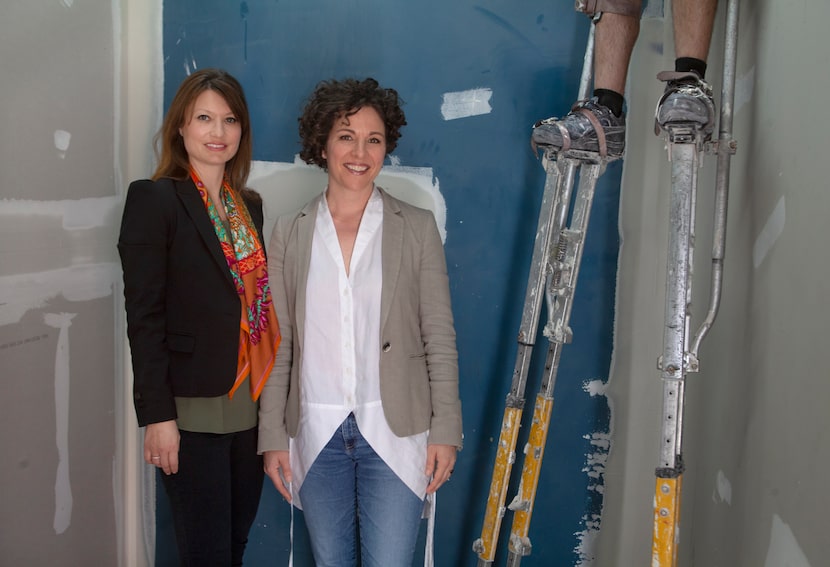 From left, Nell Potasznik Langford (director of Cluley Projects) and Erin Cluley (owner and...